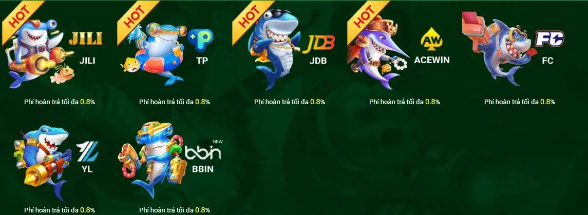 Sảnh cược bắn cá tk88