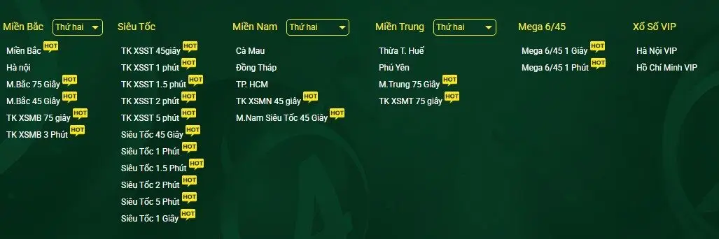 sảnh cược xổ số tk88